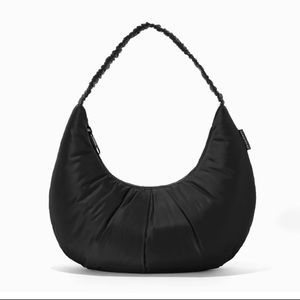 DAGNE DOVER Rider Shoulder Bag in Onyx